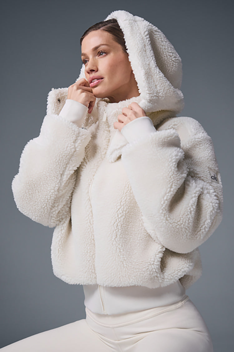 veste Foxy Sherpa - blanc