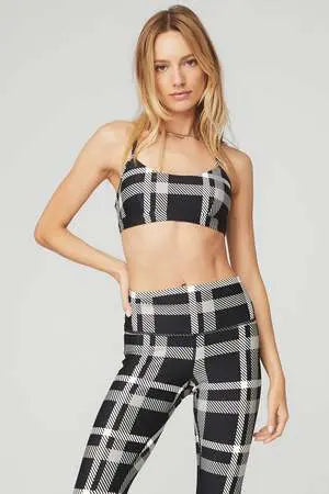 Ensemble Legging + Soutien-gorge Airlift Carreaux – Femme