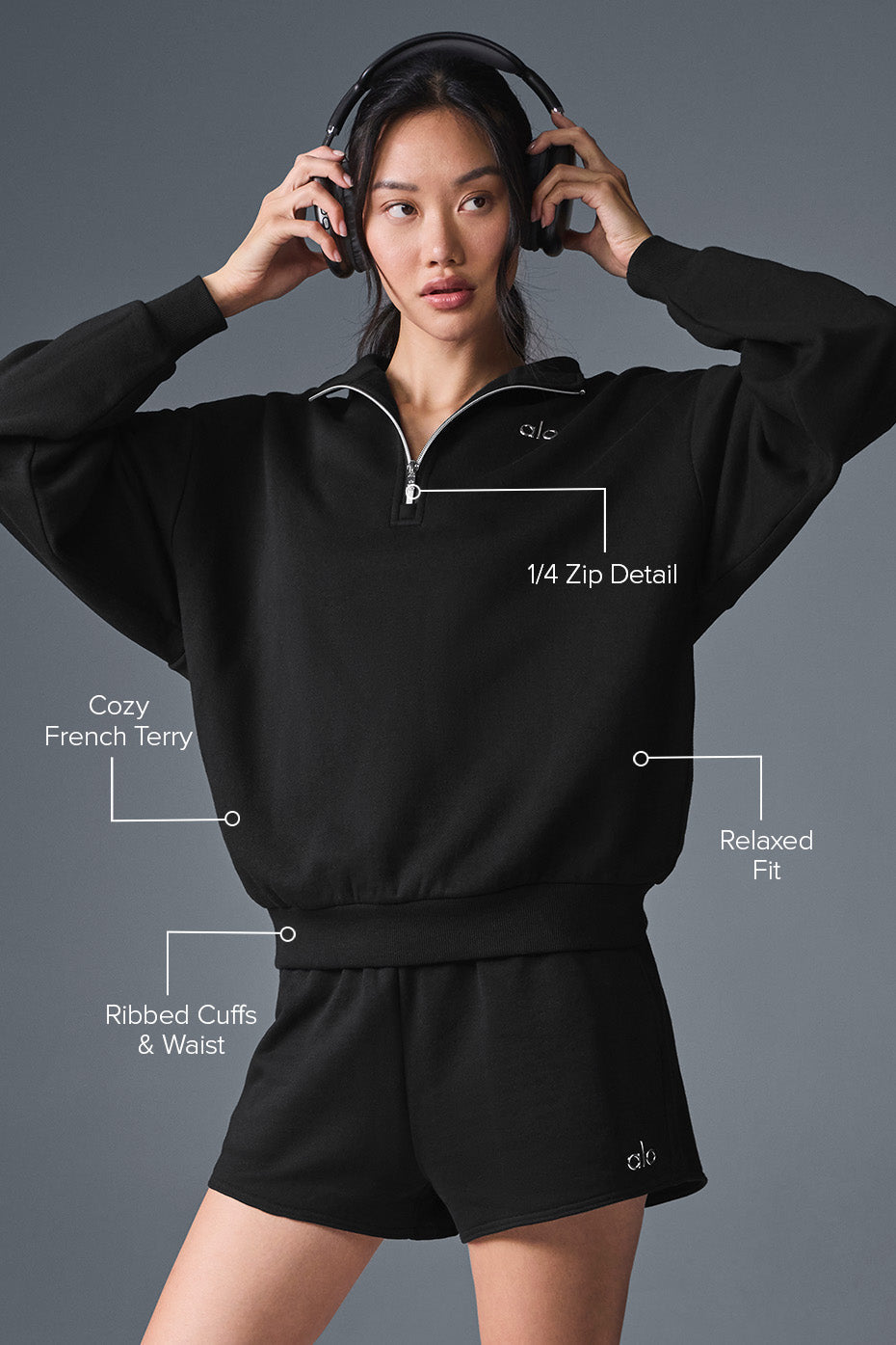 Pull Accolade 1/4 Zip – Femme