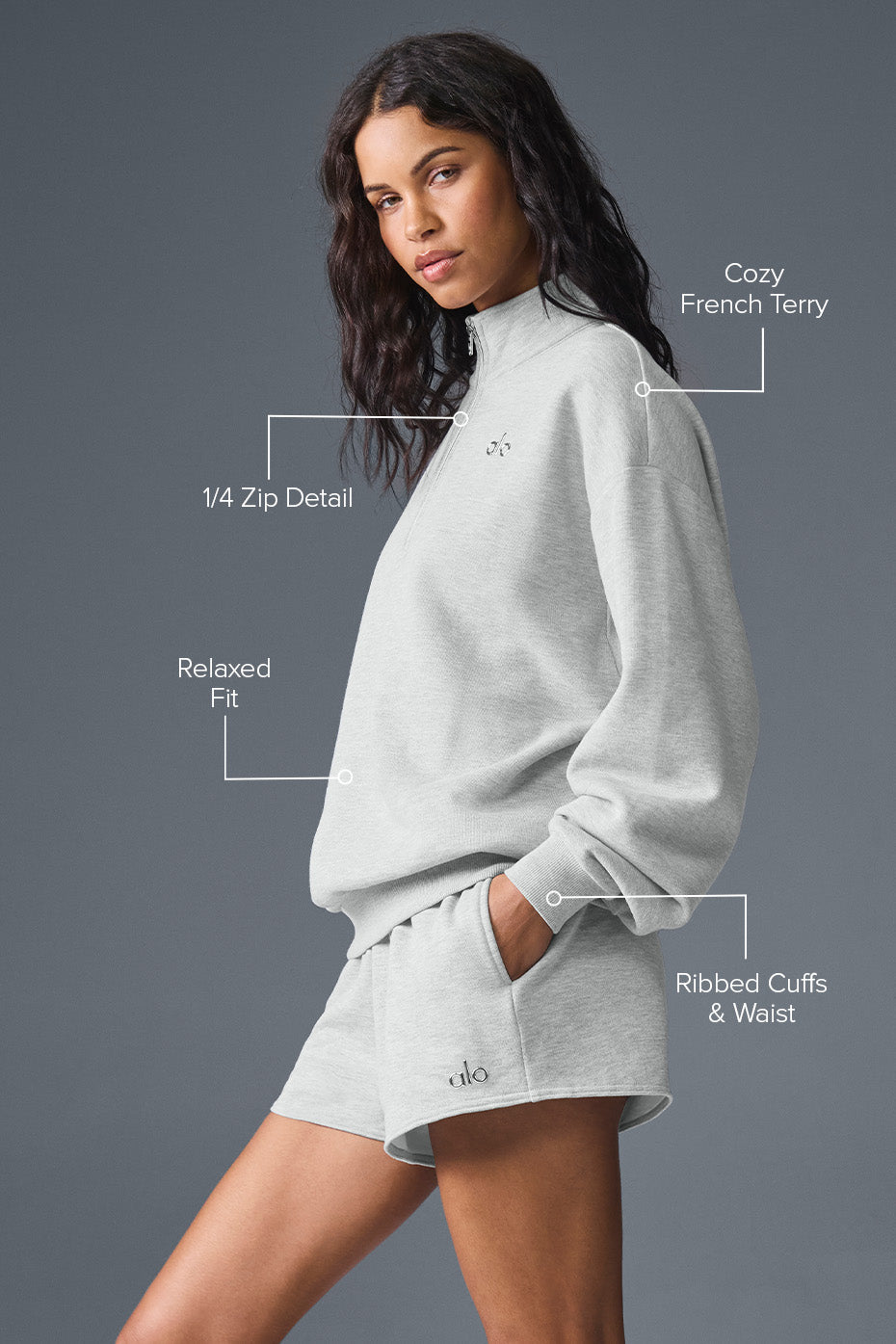 Pull Accolade 1/4 Zip – Femme