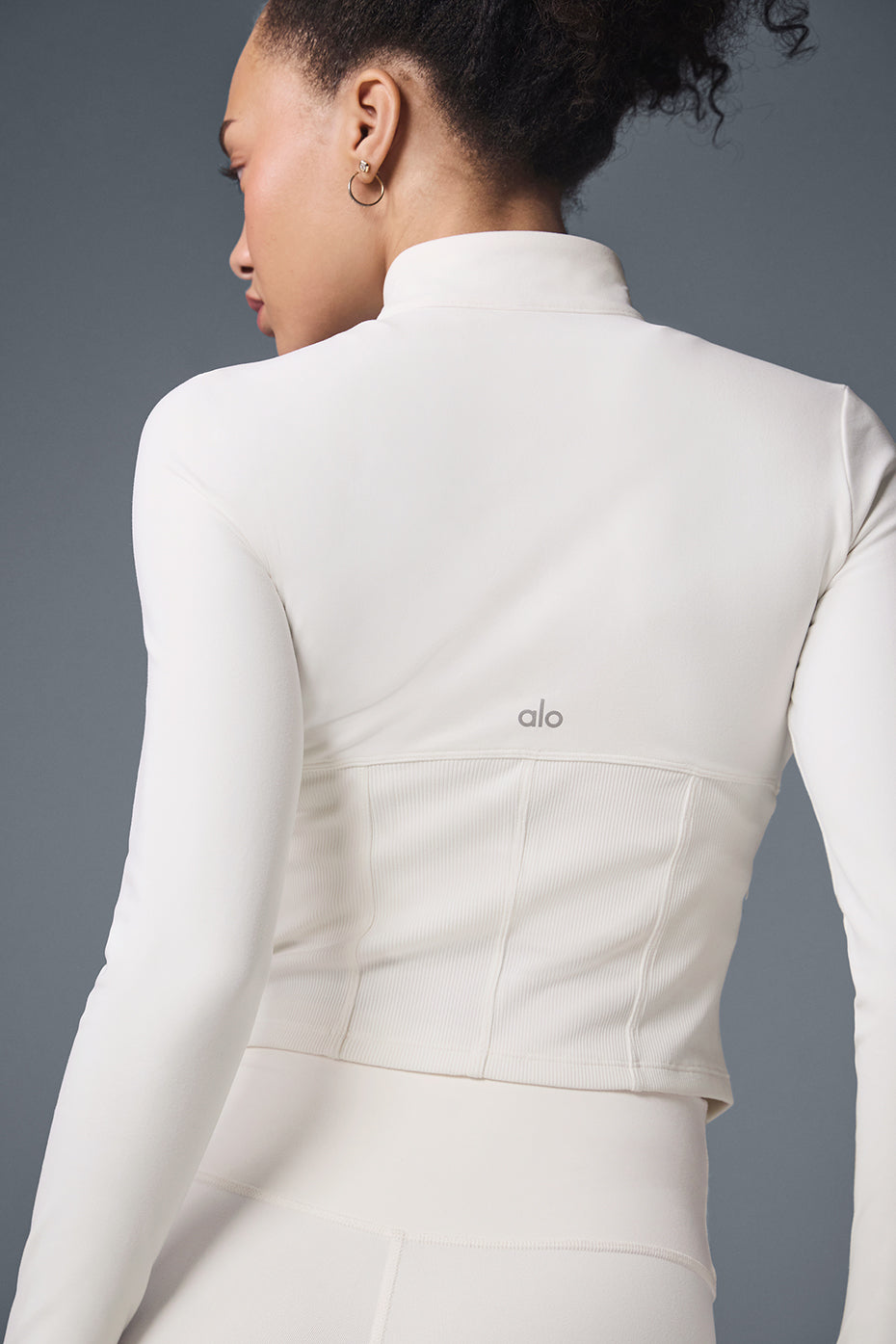Veste corset entièrement zippée à aérographe
