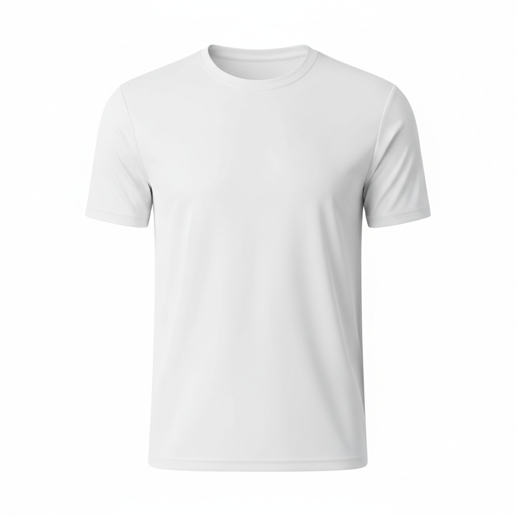 T-shirt sportswear blanc uni