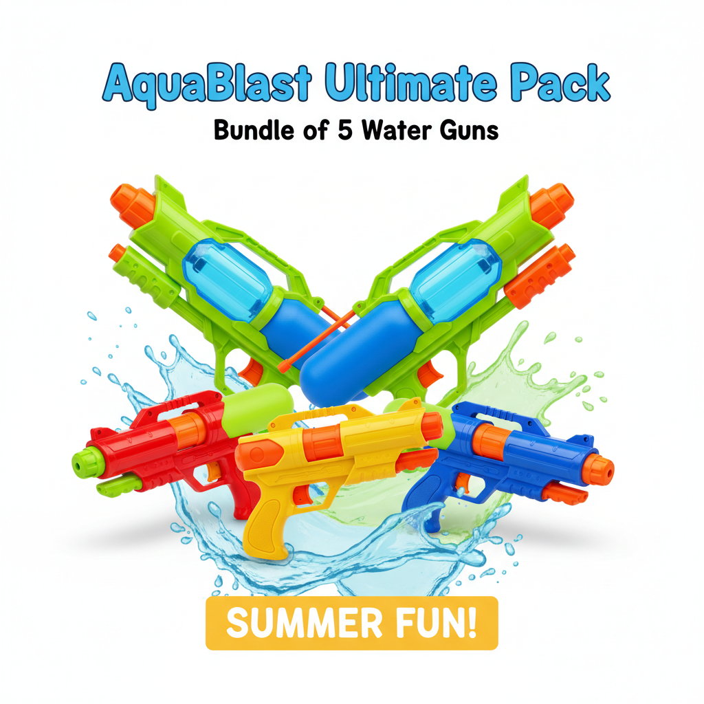 AquaBlast Ultimate Pack 5 pistolets à eau